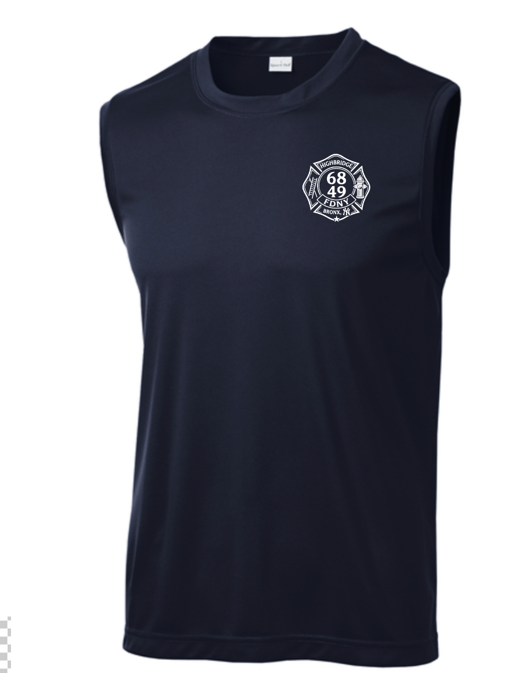 Cut Off Sleeve T-Shirt