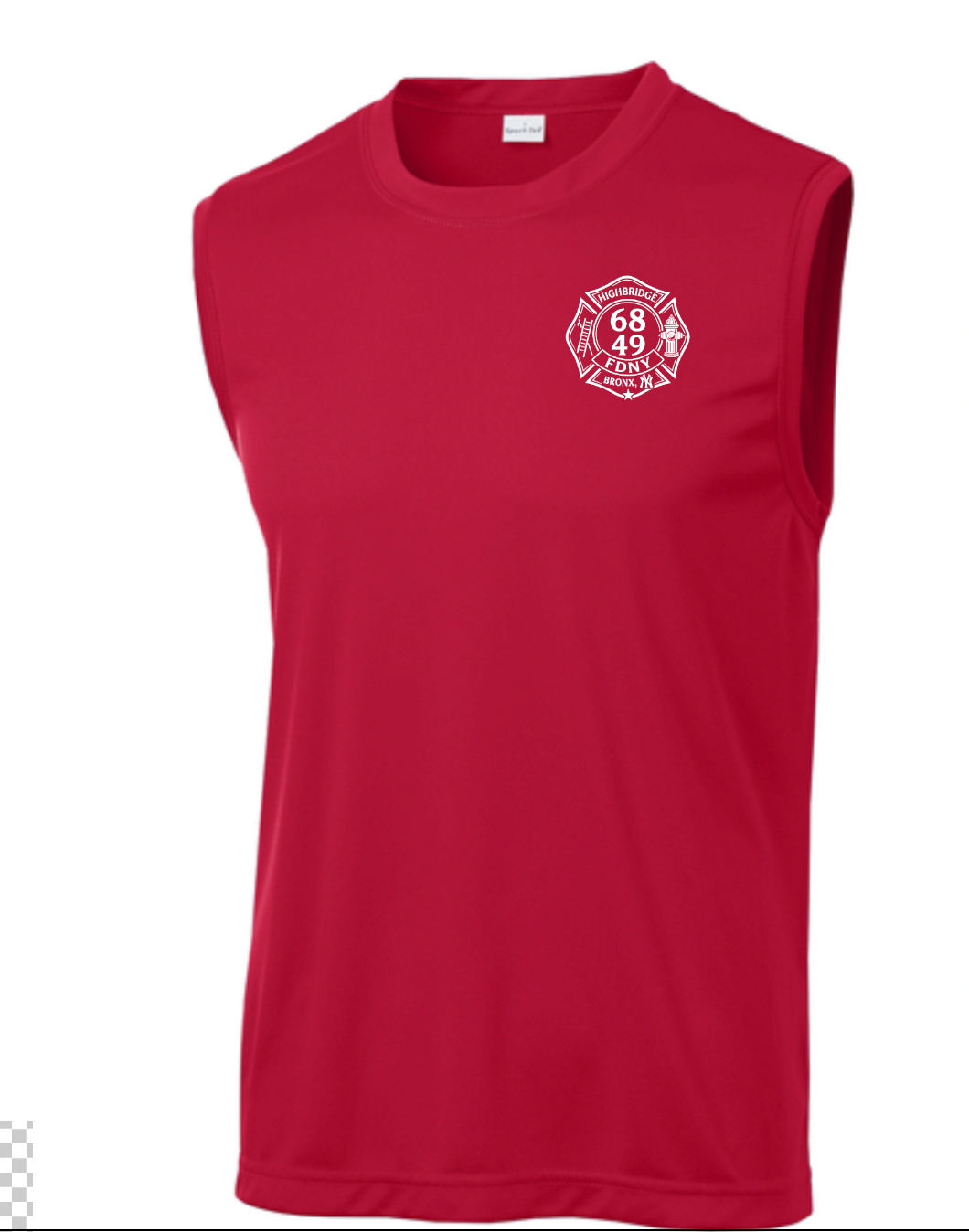 Cut Off Sleeve T-Shirt